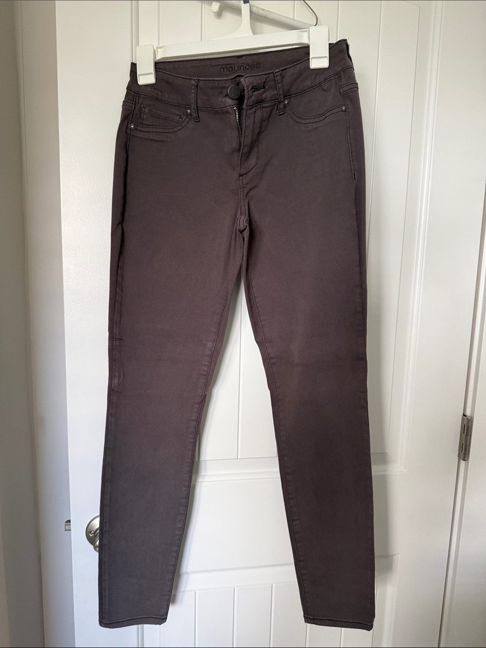 Maurices Skinny Pants in Charcoal